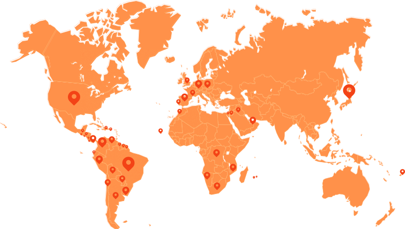 Skala dans le monde